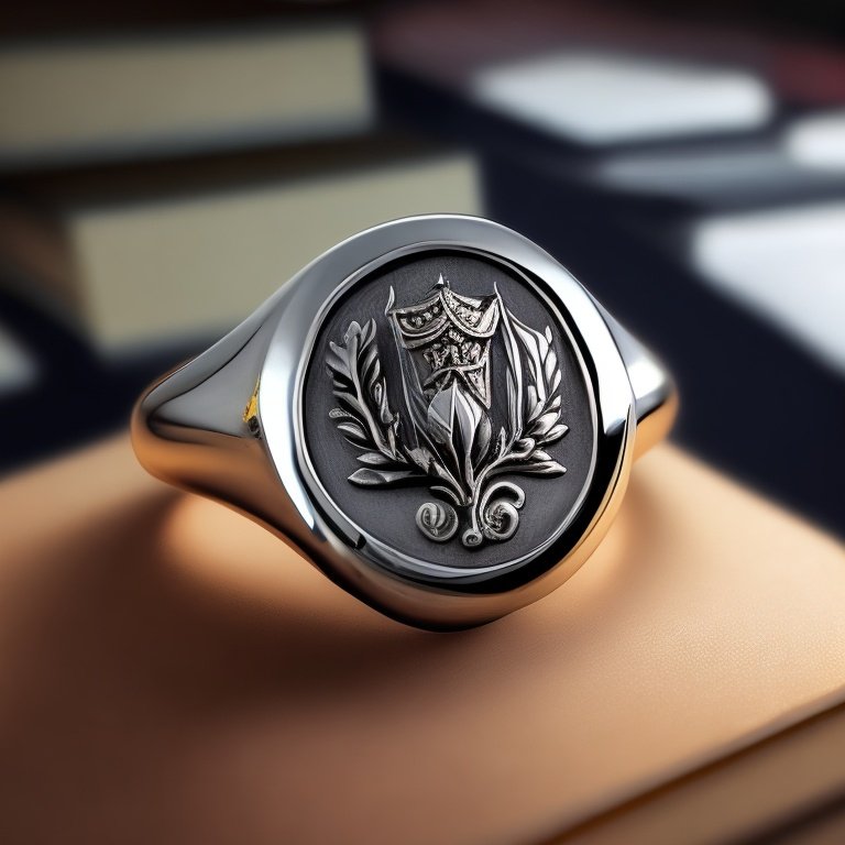 family crest signet ring