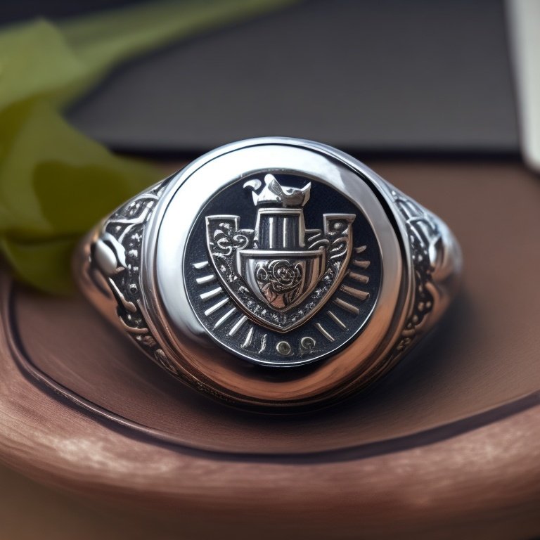 Round Signet Ring