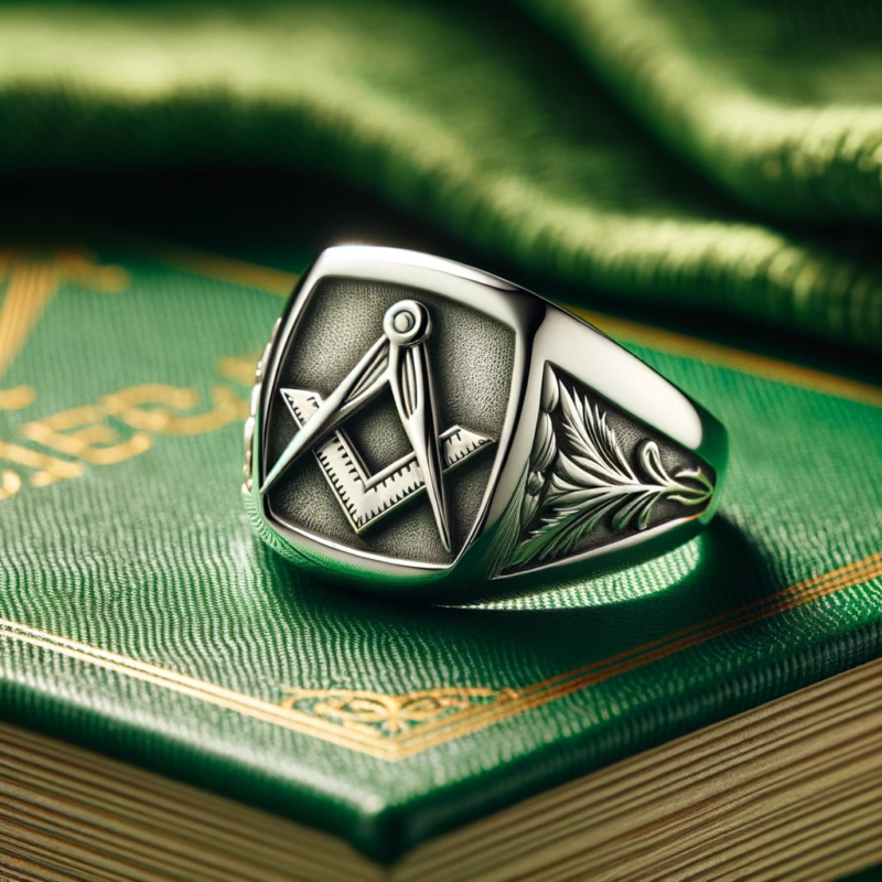 Silver Masonic Signet Ring