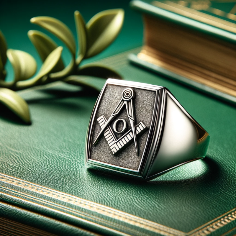 Silver Masonic Signet Ring