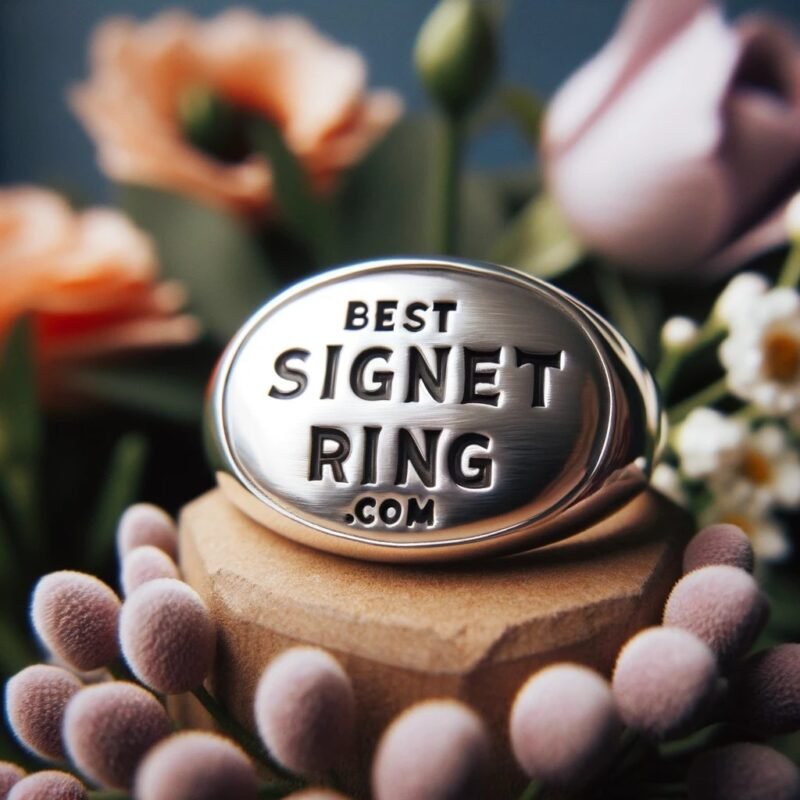 Landscape Oval Signet Ring